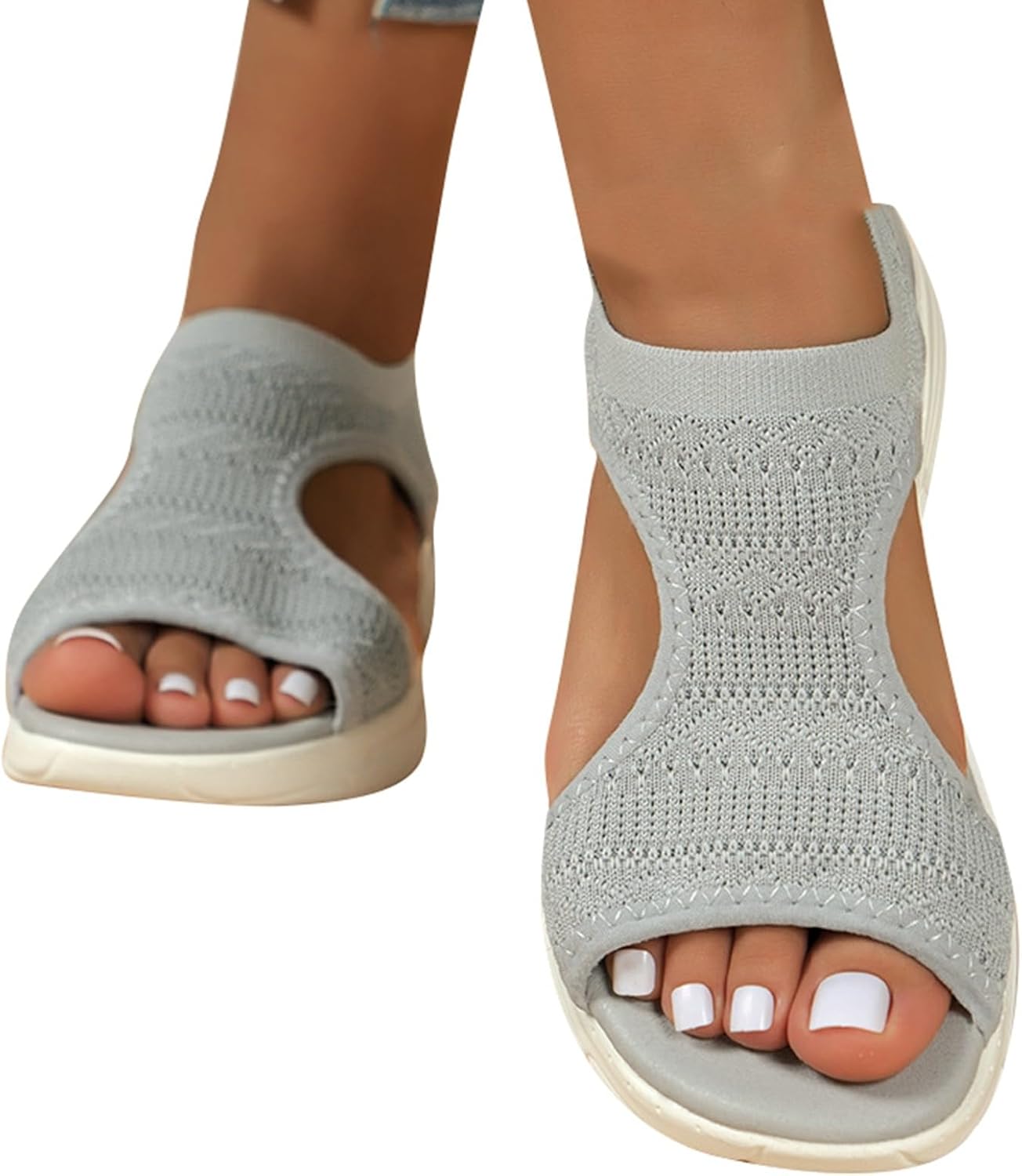 Nadège Sandales Femme Outdoor – Sandales Confort Respirantes à Brides avec Semelle Amortissante