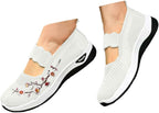 Cyrielle Zapatos Mujer Transpirables – Zapatillas Ligeras para Poner con Soporte de Arco