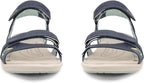 Aveline Sandales Femme Outdoor – Sandales en Cuir à Brides Ajustables et Fermeture Auto-Agrippante