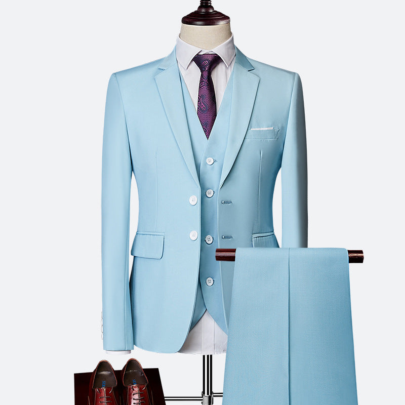 Colton Costume Homme – Ensemble 3 Pièces Élégant avec Coupe Slim et Gilet Assorti