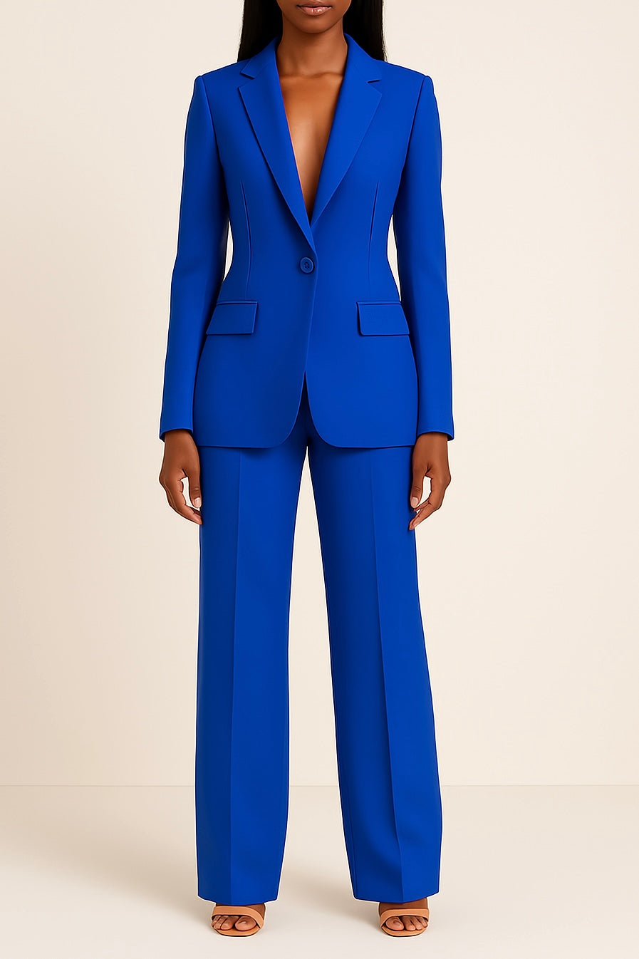 Peyton Ensemble Femme – Tailleur Pantalon Élégant avec Blazer Ajusté & Coupe Moderne