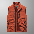 Bastien Men's Bodywarmer – Outdoor Vest with Zipper Closure, Stand-Up Collar, and Functional Pockets  