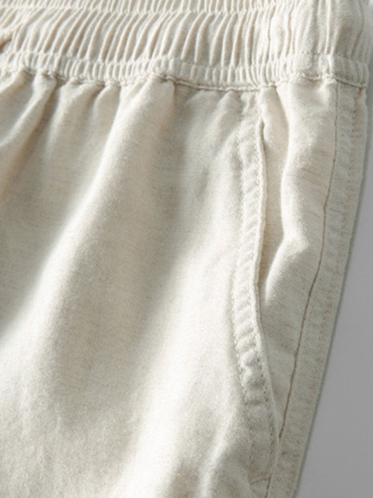 Completo Uomo Holden in Lino – Camicia a Maniche Corte e Pantaloni Leggeri dallo Stile Estivo