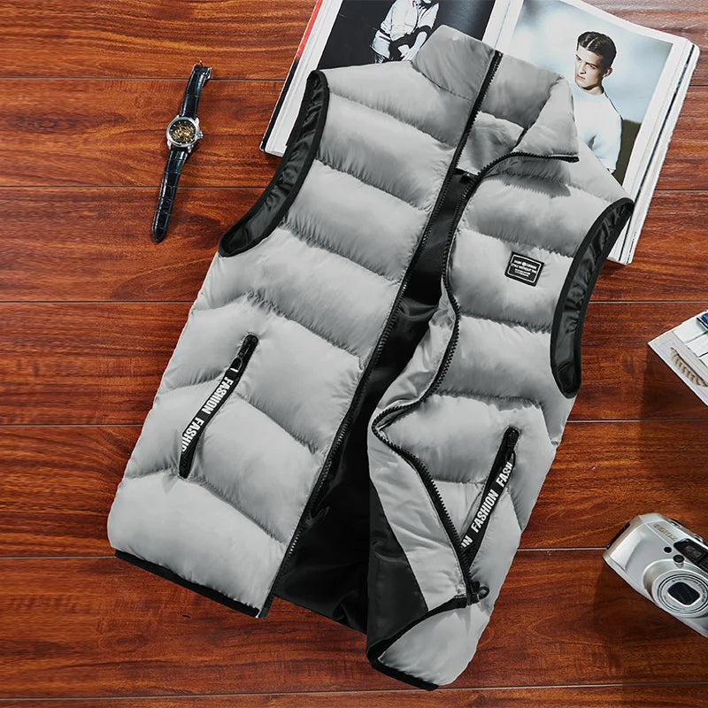 Sebastian Gilet Matelassé Homme – Veste Sans Manches Isolante avec Fermeture Zippée