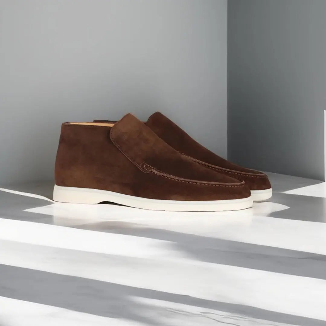 Benoît Mocassins Homme – Loafers Décontractés avec Tige Cousue et Finition Élégante