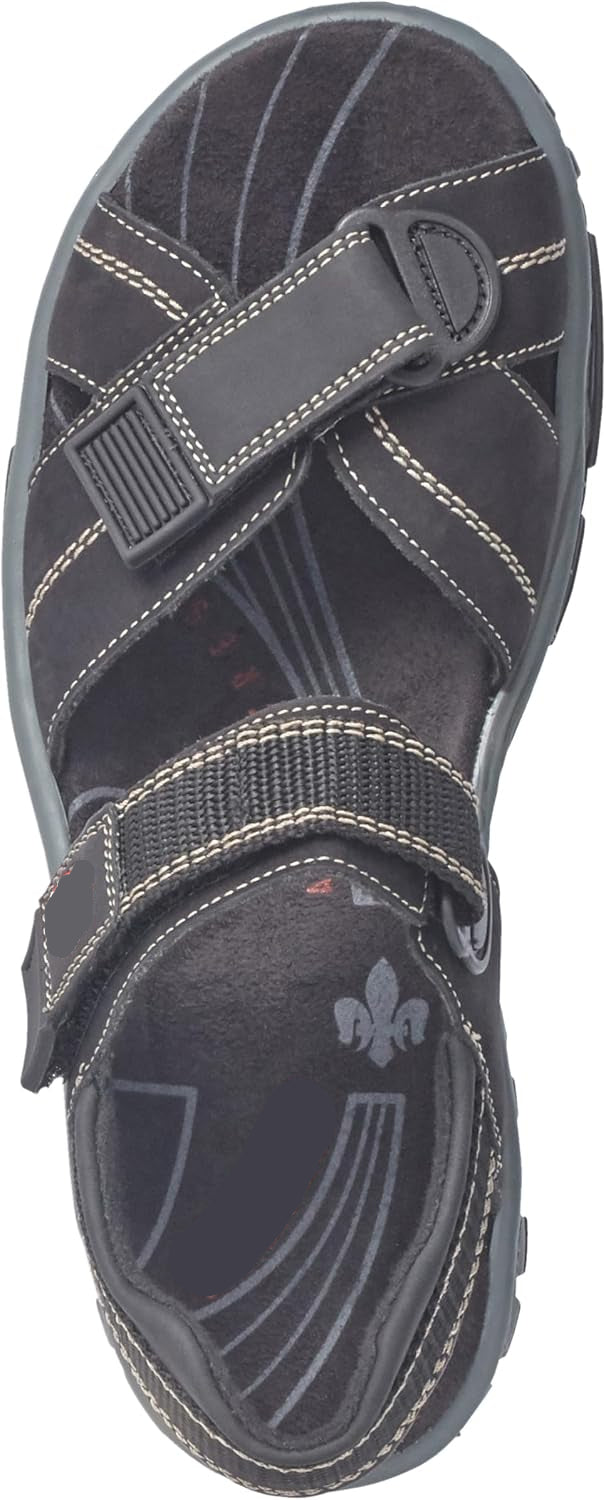 Annika Sandales Femme en Cuir – Sandales Confort Légères avec Semelle Antistress