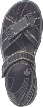 Annika Sandales Femme en Cuir – Sandales Confort Légères avec Semelle Antistress