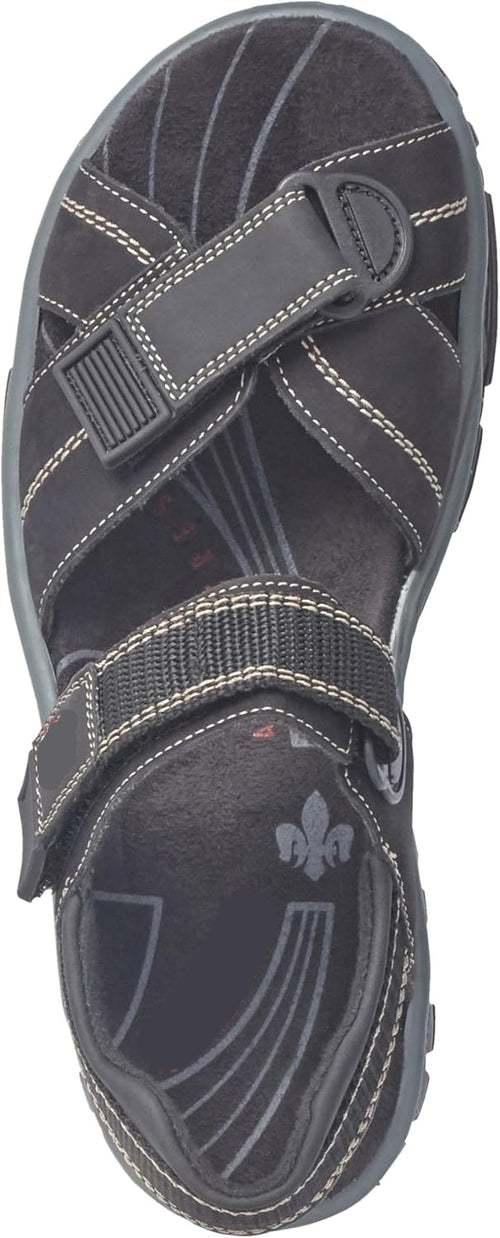 Annika Sandales Femme en Cuir – Sandales Confort Légères avec Semelle Antistress
