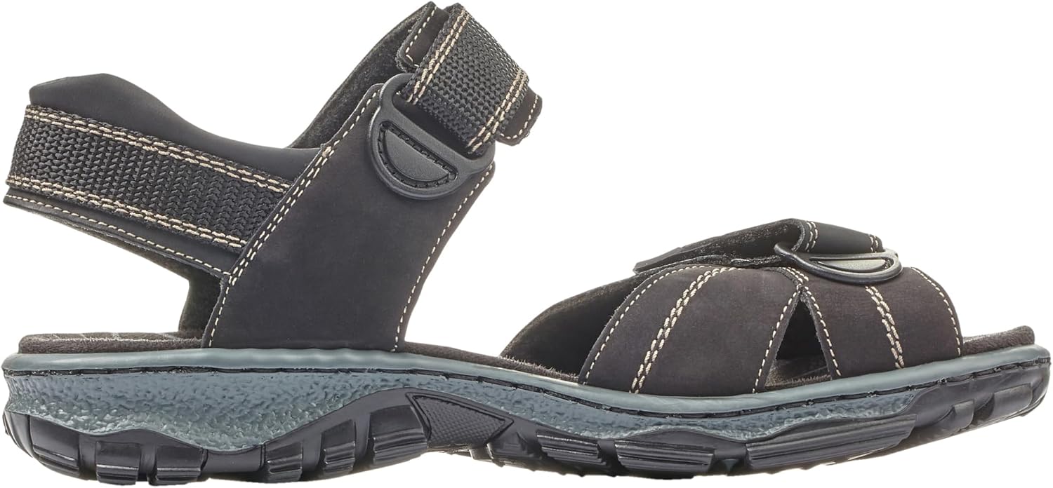 Annika Sandales Femme en Cuir – Sandales Confort Légères avec Semelle Antistress