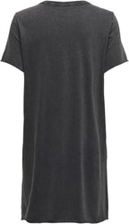 Maëlys Robe T-Shirt Longue – Robe d'Été Décontractée en Coton Doux