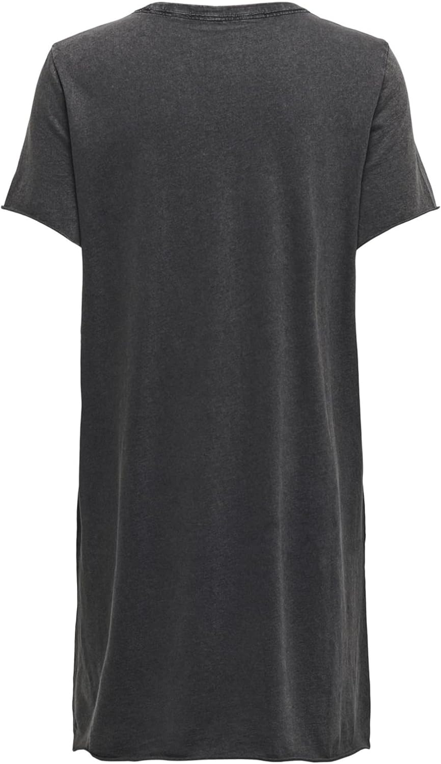 Maëlys Robe T-Shirt Longue – Robe d'Été Décontractée en Coton Doux