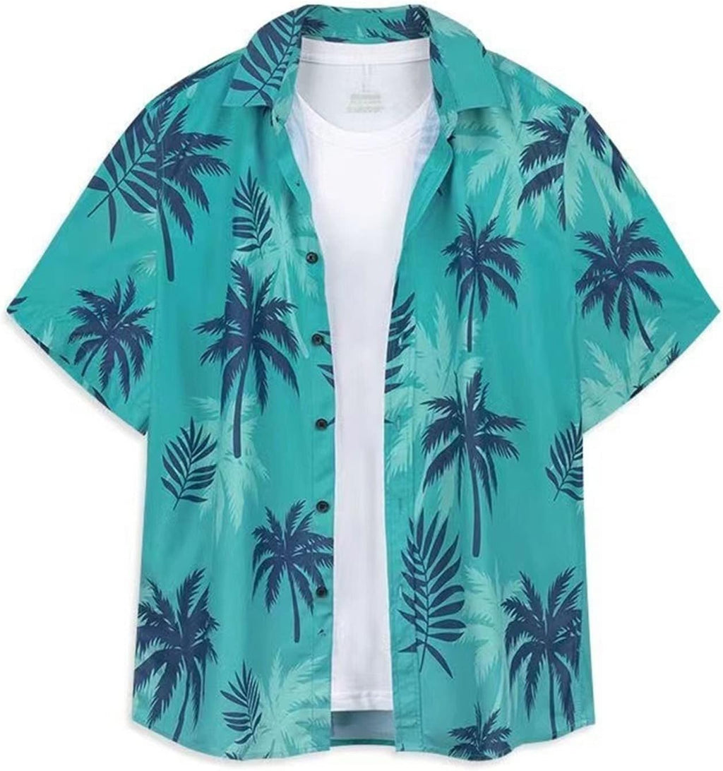 Matteo Chemise Hawaïenne Homme – Chemise Fleurie à Manches Courtes Coupe Classique