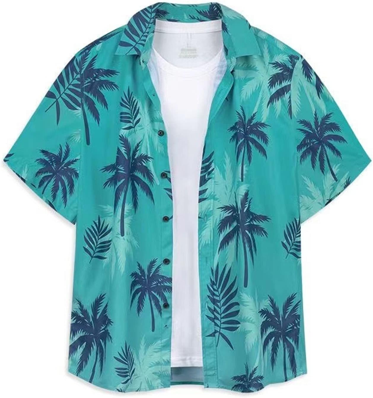 Matteo Chemise Hawaïenne Homme – Chemise Fleurie à Manches Courtes Coupe Classique