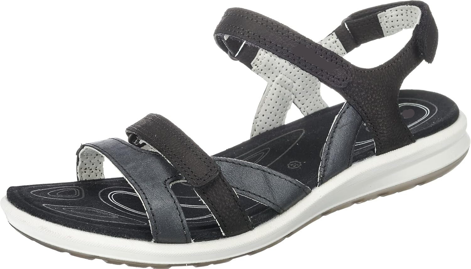 Aveline Sandales Femme Outdoor – Sandales en Cuir à Brides Ajustables et Fermeture Auto-Agrippante