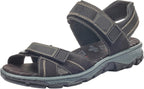 Annika Sandales Femme en Cuir – Sandales Confort Légères avec Semelle Antistress