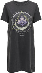 Maëlys Robe T-Shirt Longue – Robe d'Été Décontractée en Coton Doux