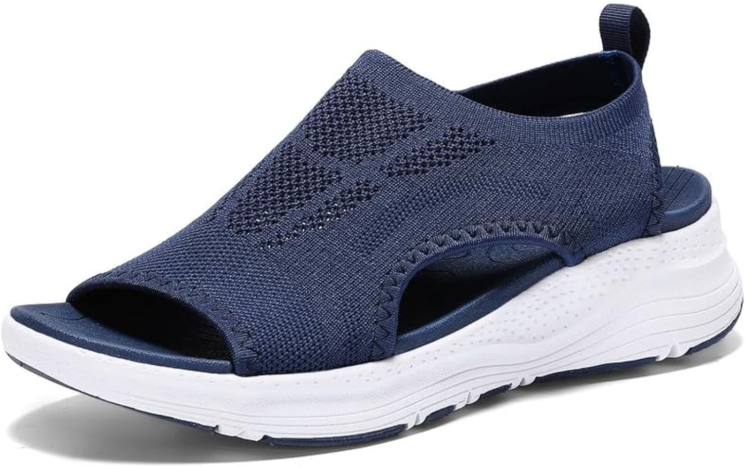 Roxane Sandales Femme en Maille – Sandales Slingback Confort avec Semelle Amortissante