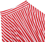 Roseline Jupe Rockabilly – Jupe Trapèze Vintage Rayée Style Années 50