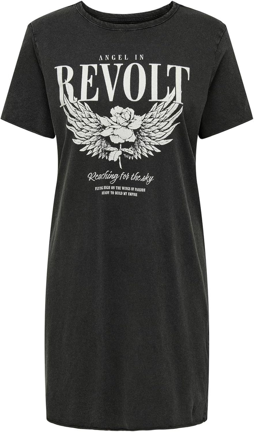 Maëlys Robe T-Shirt Longue – Robe d'Été Décontractée en Coton Doux