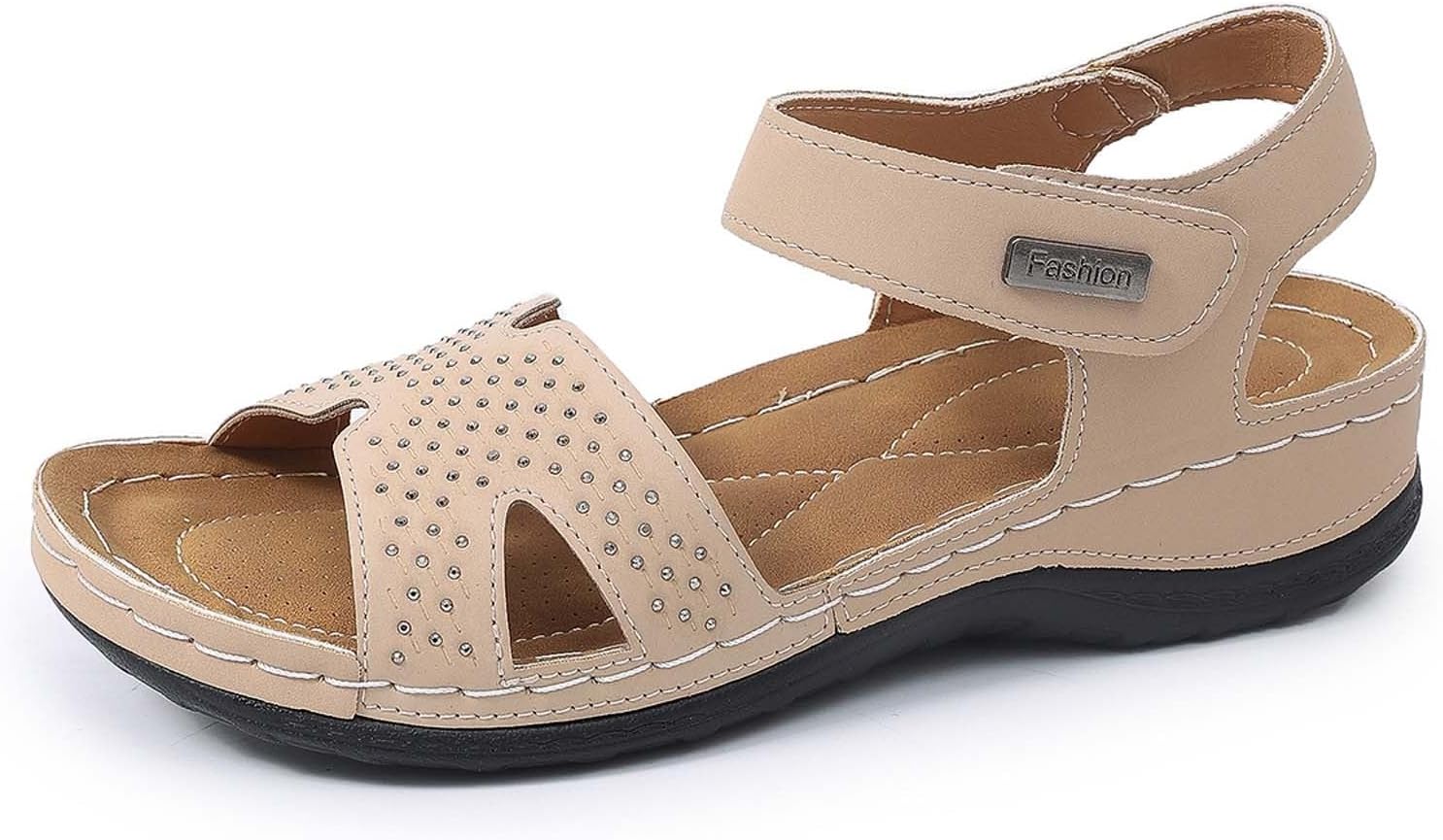 Nadège Sandalias Mujer Outdoor – Sandalias Confort Transpirables con Tiras y Suela Amortiguadora