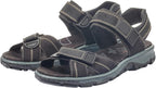 Annika Sandales Femme en Cuir – Sandales Confort Légères avec Semelle Antistress