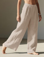 Patricia Linen Palazzo Pants – Lightweight and Elegant Summer Pants  