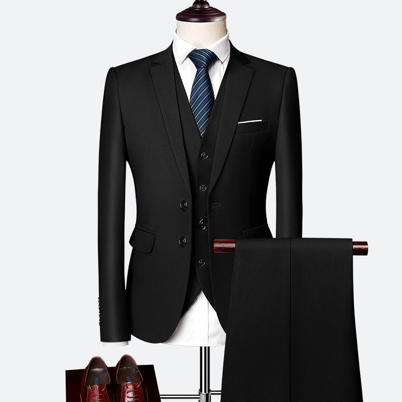 Colton Costume Homme – Ensemble 3 Pièces Élégant avec Coupe Slim et Gilet Assorti