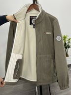 Weston Veste Polaire Homme – Veste Outdoor Chaude avec Col Montant et Design Respirant
