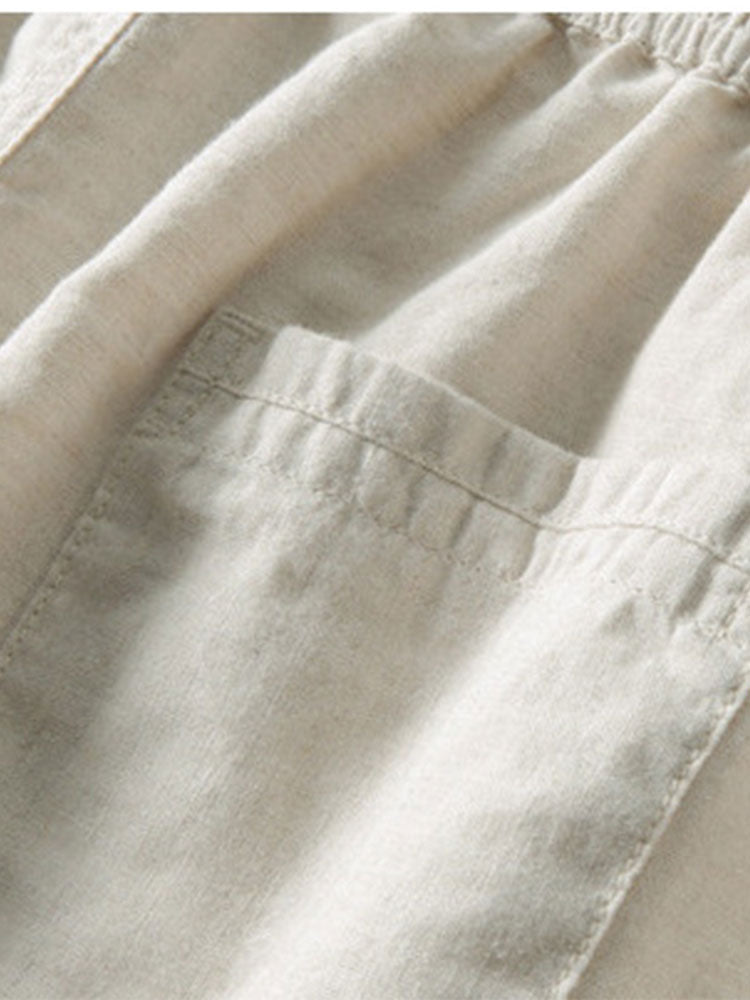 Completo Uomo Holden in Lino – Camicia a Maniche Corte e Pantaloni Leggeri dallo Stile Estivo