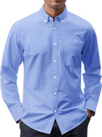 Adrian Chemise Homme à Manches Courtes – Chemise Légère à Boutons pour l'Été