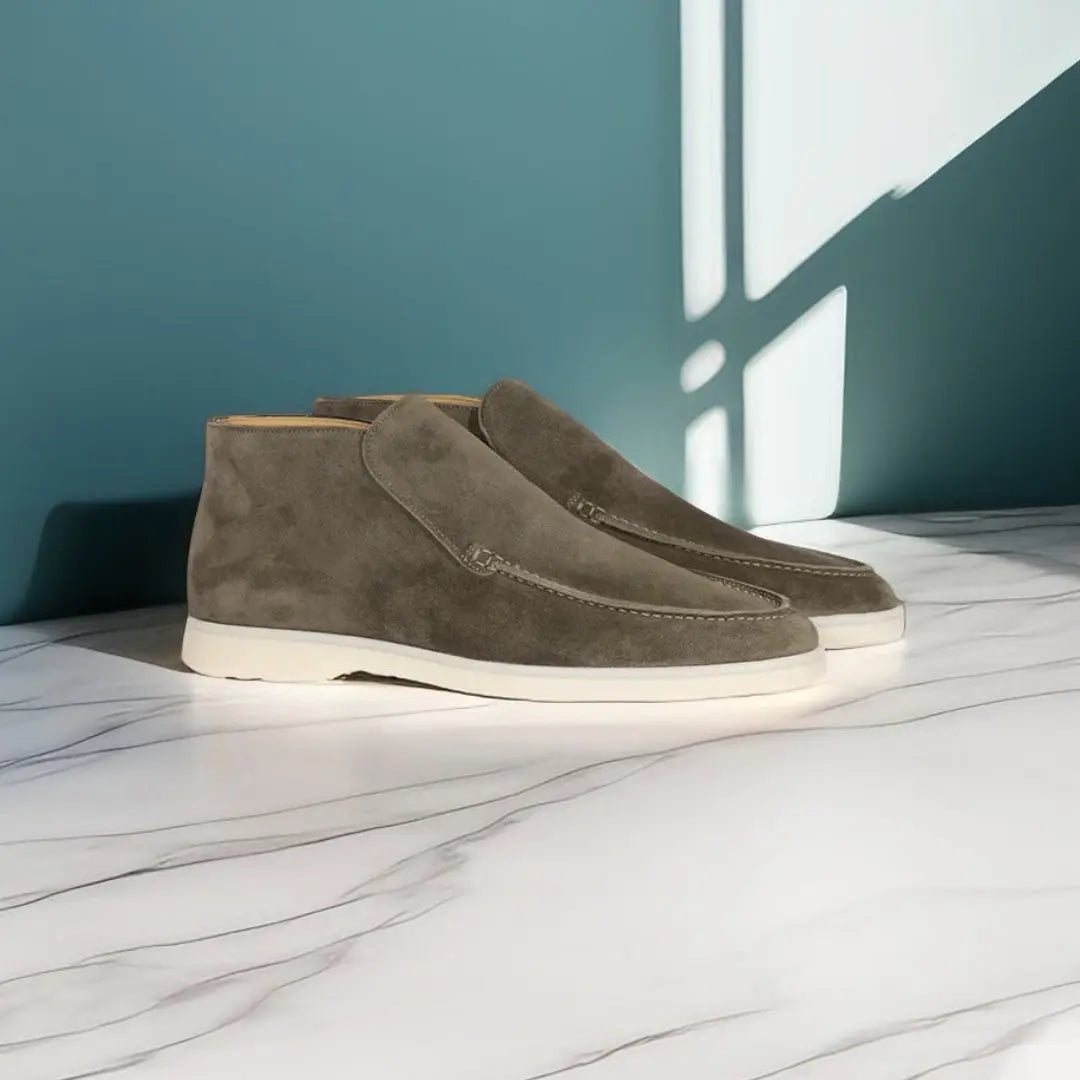 Benoît Mocassins Homme – Loafers Décontractés avec Tige Cousue et Finition Élégante