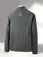 Weston Veste Polaire Homme – Veste Outdoor Chaude avec Col Montant et Design Respirant