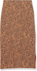 Coralie Jupe Midi – Jupe Pull-On en Jersey Extensible au Tombé Élégant