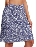 Loréna Jupe-Short de Tennis – Jupe Sport Taille Haute Plissée avec Poches
