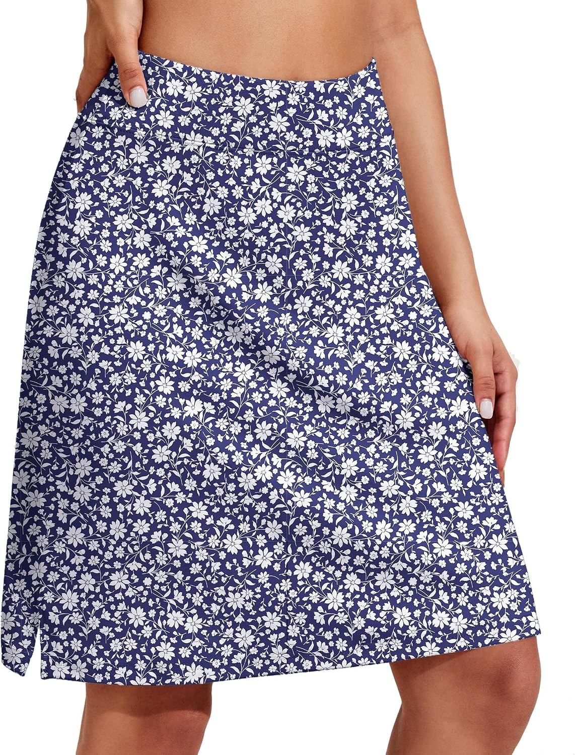 Loréna Jupe-Short de Tennis – Jupe Sport Taille Haute Plissée avec Poches