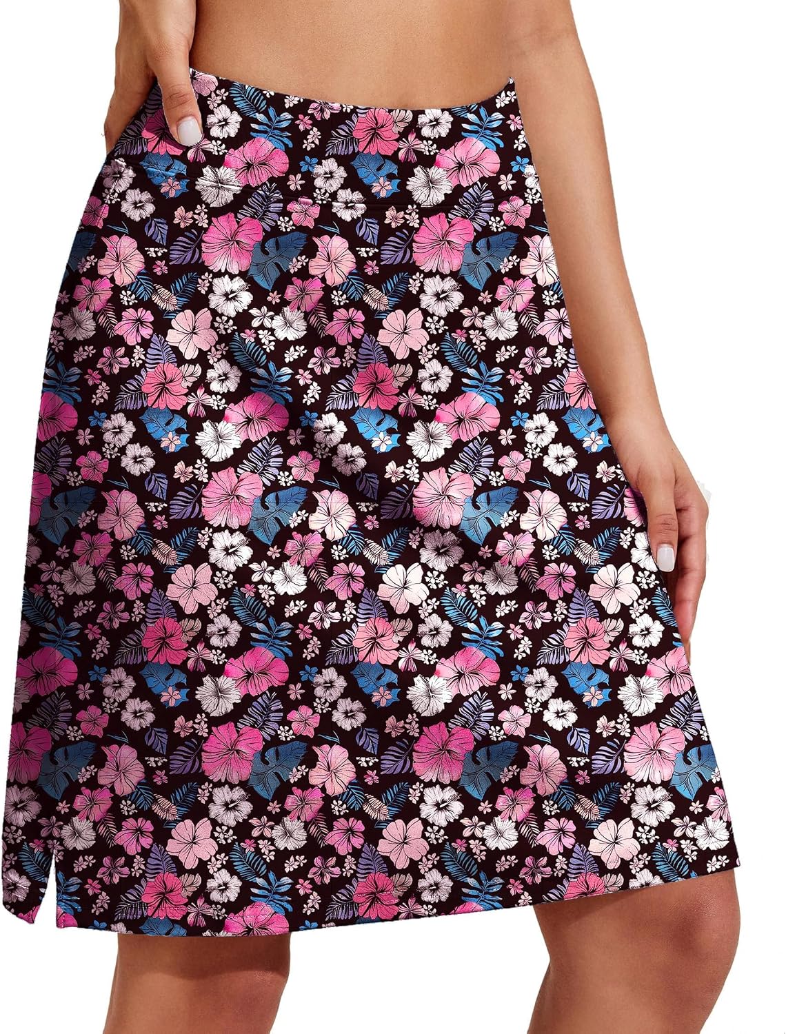 Loréna Jupe-Short de Tennis – Jupe Sport Taille Haute Plissée avec Poches