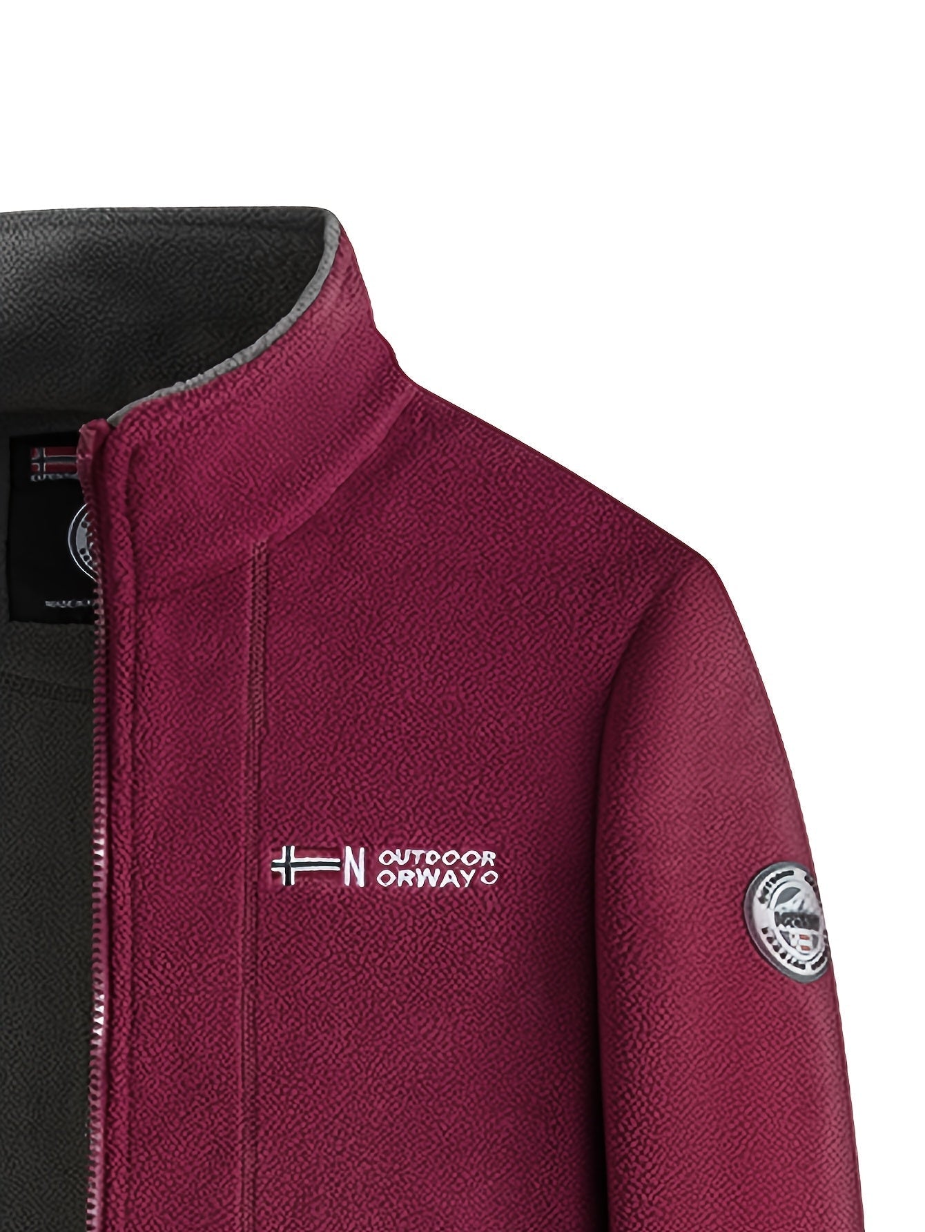 Weston Veste Polaire Homme – Veste Outdoor Chaude avec Col Montant et Design Respirant