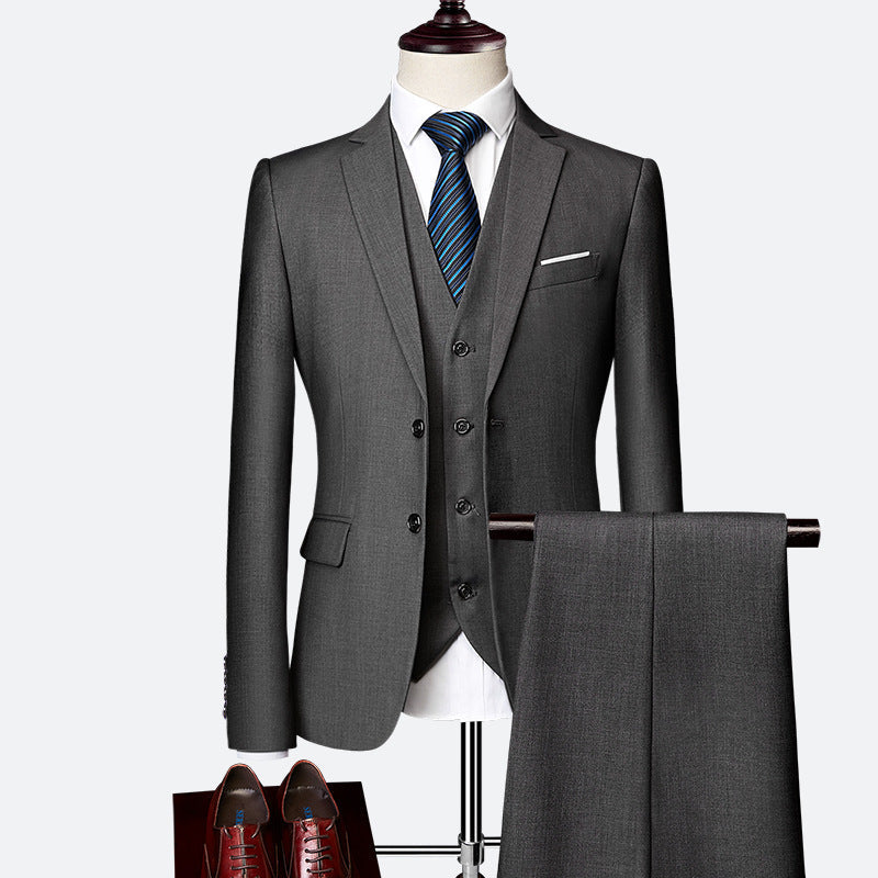 Colton Costume Homme – Ensemble 3 Pièces Élégant avec Coupe Slim et Gilet Assorti