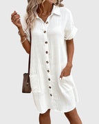 Élodie Robe Fluide Confort – Robe Légère au Style Décontracté Chic