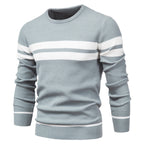Amaury Pull Homme – Pull Rayé Décontracté à Coupe Regular et Style Intemporel