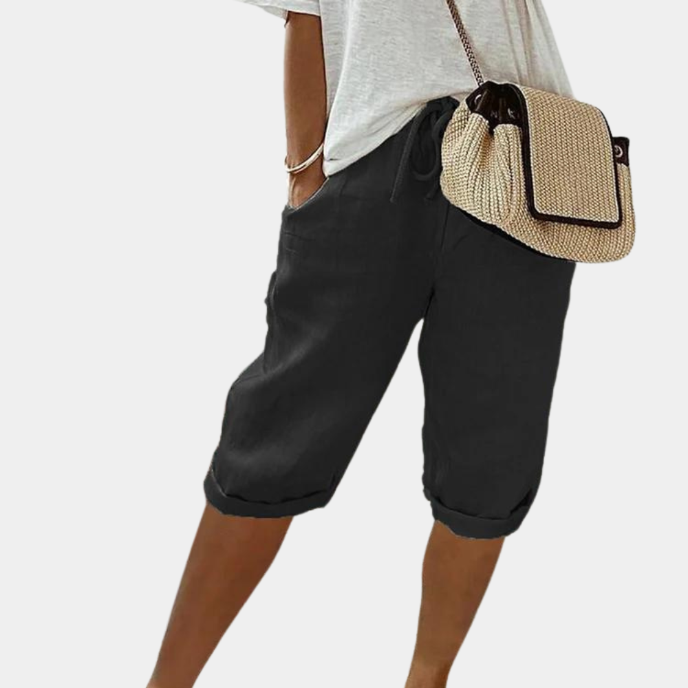 Odette Short Femme – Short Respirant à Taille Élastique pour l'Été