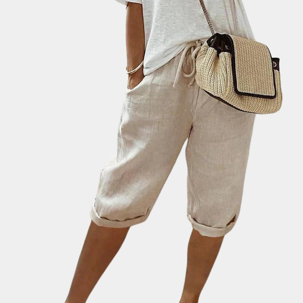 Odette Short Femme – Short Respirant à Taille Élastique pour l'Été