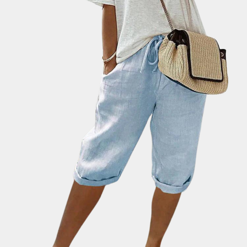 Odette Short Femme – Short Respirant à Taille Élastique pour l'Été