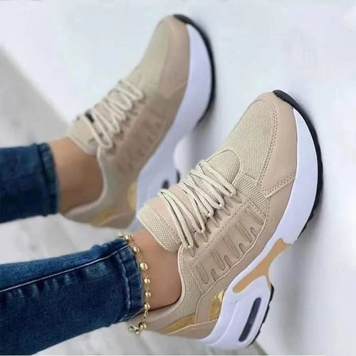Amara Baskets Femme – Sneakers à Semelle Air-Cushion et Plateforme Confortable