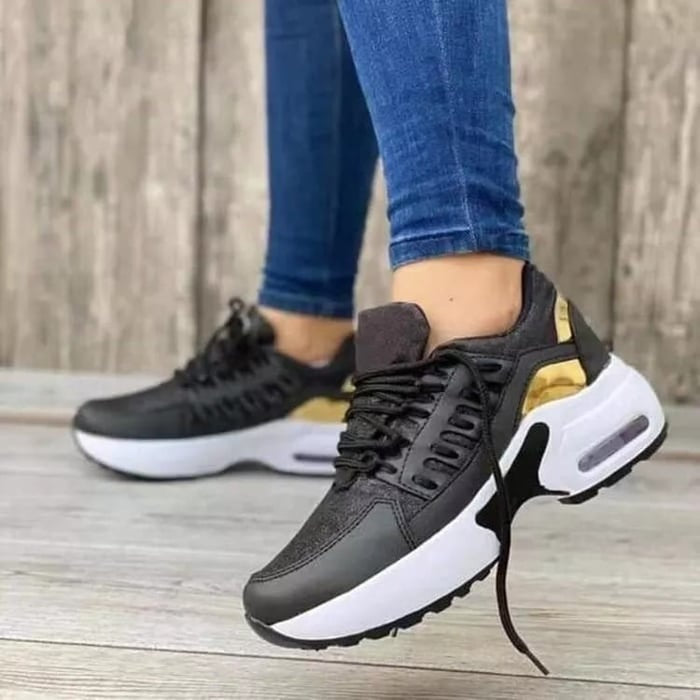 Amara Baskets Femme – Sneakers à Semelle Air-Cushion et Plateforme Confortable