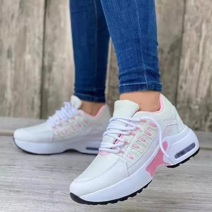 Amara Baskets Femme – Sneakers à Semelle Air-Cushion et Plateforme Confortable