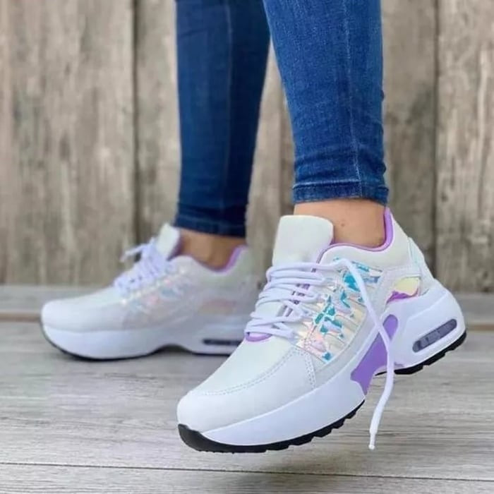 Amara Baskets Femme – Sneakers à Semelle Air-Cushion et Plateforme Confortable