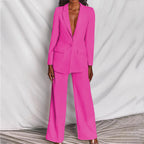 Solène Ensemble Femme – Ensemble Blazer et Pantalon Élégant pour le Bureau
