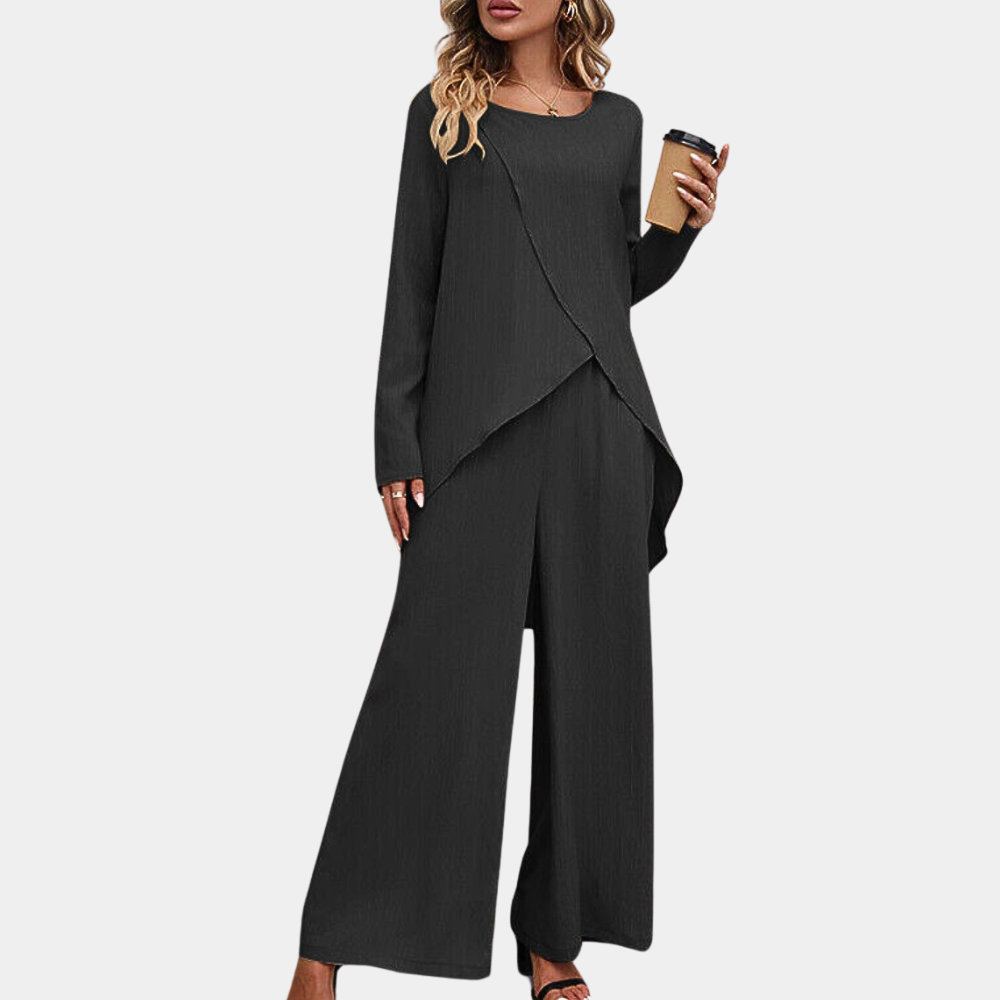 Corentine Ensemble Femme – Ensemble Élégant avec Blazer et Pantalon au Style Raffiné