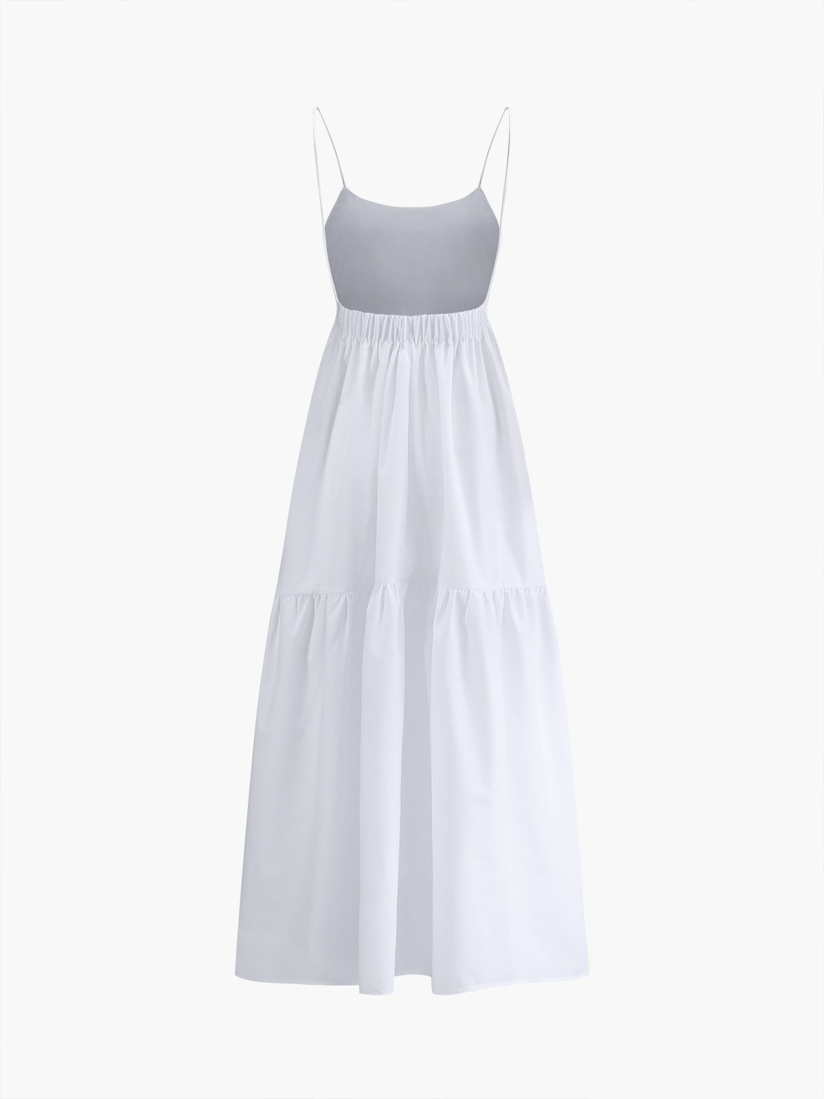 Charlene Robe Maxi Dos Nu – Robe Longue Élégante Sans Manches à Décolleté Profond